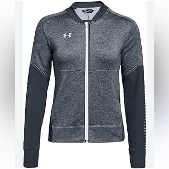 UNDER ARMOUR Women’s UA Qualifier Hybrid Warm Up Athletic Light Jacket Sz M - Picture 1 of 7